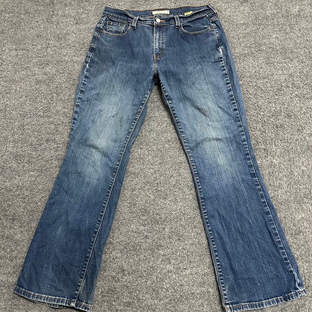 Levi's Jeans Womens Size 12 Medium 515 Bootcut Blue Stretch Denim Casual Classic